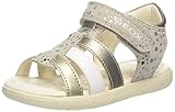Material: Skin Geox B Sandal Alul Girl a, Sandalias para Niñas, Beige/Gold C0512, 27 EU