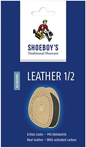 SHOEBOY'S Leather 1/2 -Leather Half-Sole to Padding Out Shoes and improving Hold - Size 6 to 7