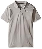 Polo de rendimiento Under Armour Performance Polo Camiseta, Niños, Gris (True Carbon Heather/Rhino Gray 025), L
