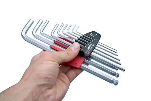 Würth Imbus Winkelschraubendreher Sortiment 9 teilig mit Kugelkopf Zebra Sechskant - 2