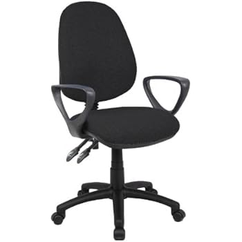 Ideal 365 Black Office Operator Chair Fabric 2 Lever: Amazon.co.uk