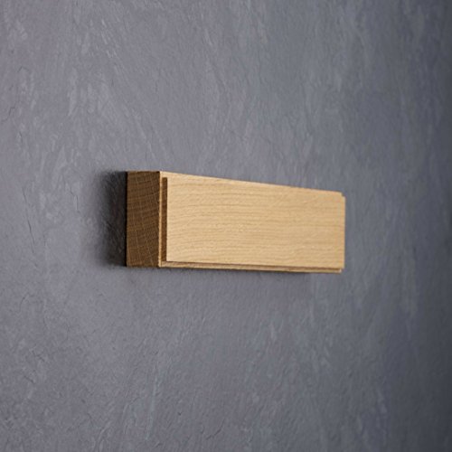Xamonia Magnetleiste aus FSC-zertifiziertem Holz geölt, für Messer, Schlüssel und Werkzeug, mit starken Neodym-Magneten, Eiche natur geölt 360 mm - 4