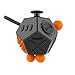 Price comparison product image Fidget Dodecagon 12 Side Fidget Toys Relieves Stress and Anxiety Anti depression cube for Children and Adults with ADHD ADD OCD Autism (A1 Black)