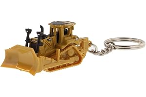 DIECAST MASTERS Caterpillar 85984 - Spychacz gąsienicowy D8T, metalowy brelok do kluczy