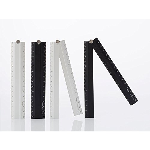 Midori Aluminium Lineal – schwarz - 4