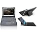 Produktbild LEDELI Bluetooth Wireless QWERTZ deutsche Tastatur Keyboard mit Schutzhülle Case Cover Tasche Hülle Etui (für Huawei MediaPad M2 10.0 Premium)