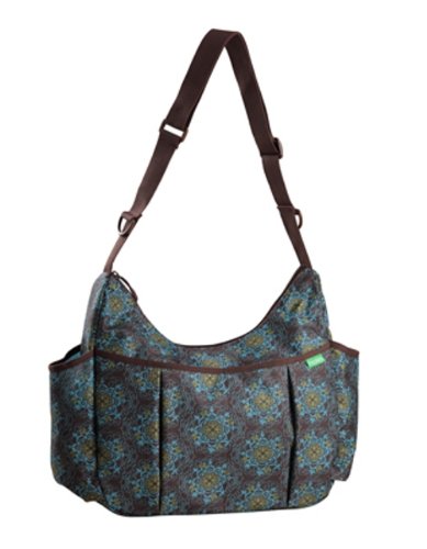 Imagen 6 de Okiedog 60028 Gala Messenger - Bolso bandolera para pañales y cambiador, color marrón y turquesa