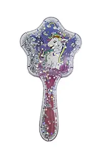 AASA Glitter Detangler Hair Brush for Kids Hair Styling Multicolor Pack of 1