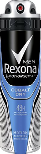 Rexona Men Cobalt Dry Anti-Transpirant Deospray, 6er Pack (6 x 150 ml)