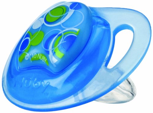 Nûby Tritan PRISM ID5719SOSN Orthodontic Dummy Silicone, 0-6 Months