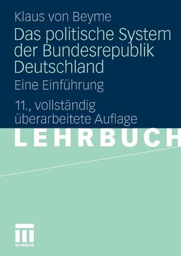 Download Das politische System der Bundesrepublik Deutschland: Eine Einführung Download Das politische System der Bundesrepublik Deutschland: Eine Einführung
