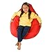 Kids Hi-BagZ - Kids Bean Bag Gaming Chair - Childrens Bean Bags Indoor Outdoor - 100% Water Resistant Weather Proof Garden Beanbag (Red)