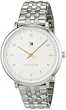 Tommy Hilfiger Damen Analog Quarz Uhr mit Edelstahl Armband 1781762