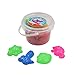 AsianHobbyCrafts Kinetic Sand with 4 Sea Creatures Shaping Tools: Color - Red : Wt - 300gm : for Sand Modeling, Kids’ Activities, DIY Crafts RS.325.00