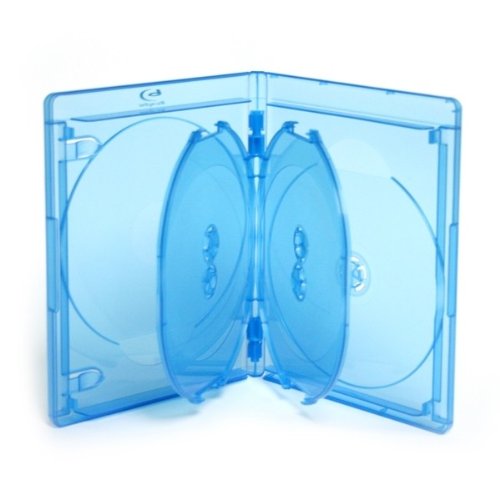 Blu-ray DVD 5er Hüllen Elite 15 mm Blau, 10 Stück - 2