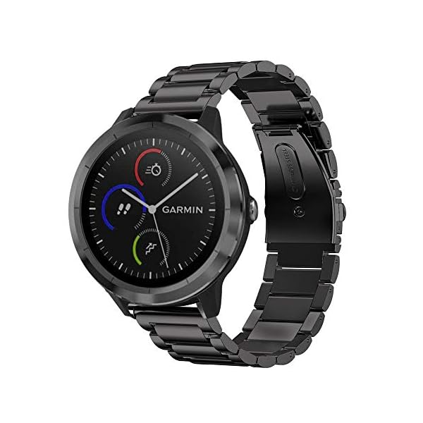 Fintie Correa Compatible con Garmin Vivoactive 3/Vívomove HR/Vivoactive 3 Music/Forerunner 645 Music - 20mm Pulsera de…
