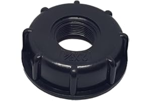 Lexsyn Serbatoio IBC Tote, Adattatore Tote IBC, Connettore a Canna tonnellata, Tappo Cisterna 1000 Litri, Adattatore di Scarico del Connettore del Serbatoio 'Acqua IBC Adattatore del Serbat