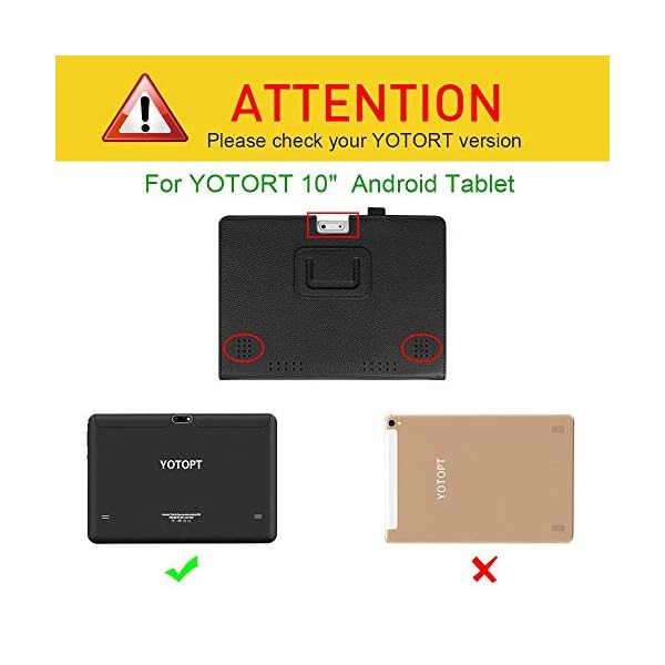 Fintie Funda para Tablet 10 Pulgadas YOTOPT, Compatible con BEISTA, Dragon Touch K10, YUNTAB K107/K17, KXD, ibowin… - Image 4