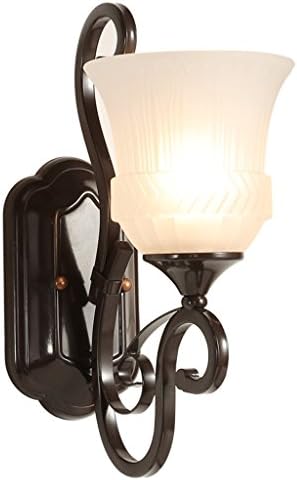 3 Pin Wall Light (E14 Light Interface) (16 * 34 cm) Country Lounge Living Room Bedroom Bed Gallery Gallery Wrought Iron Vintage Wall Light