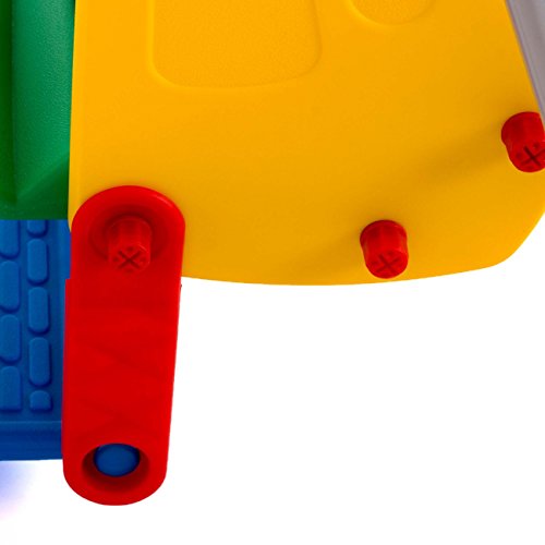 Baby Vivo Kids Swing Playground Children Play Area Garden with Double Swing for Outdoor and Indoor Zoo made of Plastic