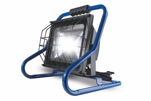 as - Schwabe Mobiler Chip-LED-Strahler 50 W, geeignet für Außenbereich, Gewerbe, blau, 46906