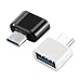 Price comparison product image Micro USB Adapter Micro Converter Type C Adapter Mini Socket Transformation Android Phones USB 2.0 -White