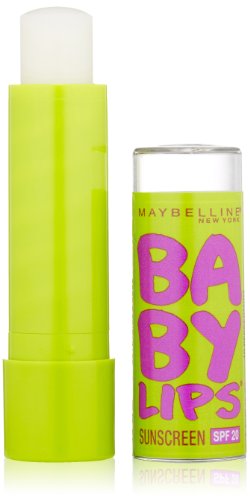 Maybelline New York Baby Lips Moisturizing Lip Balm, Peppermint, 0.15 Ounce Peppermint