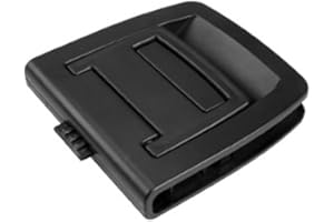 TENLANG Kofferraumabdeckung Griff für BMW E70 X/E71 X6/E60 X5/F15 X5/F16 X6 51479120283,Bodenplatte Matte Boden Teppich Griff,Reserveradabdeckung Schloss,Autozubehör (Schwarz ohne Loch)