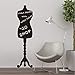 Produktbild Ajacklove Wandaufkleber Modell Schaufensterpuppe Schiefer Kleid Vinyl Wandbild FüR Schlafzimmer ExtraíBle Tapete wasserdichte NäHzimmer Room Decoracion FüR Zuhause Decoracion FüR Zuhause 26,5X105 cm