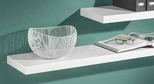 Wandregal / Wandboard BOY | 90x30x5 cm – weiß - 3