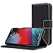 Produktbild Snugg iPhone XS Max Hülle, Apple iPhone XS Max Klappetui Flip Cover Tasche Leder [Kartenfächer] Schutzhülle Lederbrieftasche Executive Design – Schwarz, Legacy Range