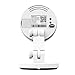 Foscam C2 1080p Full HD Mini Wireless IP Camera with Wide Viewing Angle - White