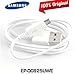 Price comparison product image Genuine White EPD-G925UWE Samsung Galaxy USB Data Cable For Samsung Galaxy Samsung Galaxy S2 S3 S4 S6 S6 Edge S7, A5 (2016), J5 J7 & Other Micro Samsung Ports (No Retail Packaging - Bulk Packaged)