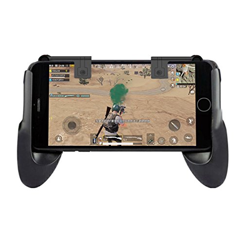 Preisvergleich Produktbild juqilu Gaming Trigger Controller, Sensitive Schießen und Ziel Trigger, Mobile Game Trigger Joystick Gamepad für Android iPhone