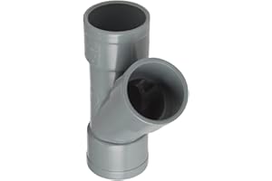 INSPIREPRO Pieza tipo "Y" de pvc de 40mm H-H-H ideal para las instalaciones de desague en pvc de 40mm (Unión Y)