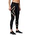 Produktbild Elite MCS Run Mid Rise Kompressions Hose Damen - 2XU Größe MT, Farbe schwarz/gold/reflektierend