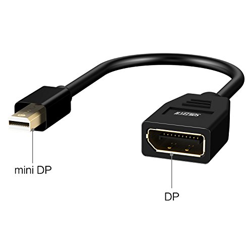 Mini Displayport auf Displayport, SOWTECH Mini DP / Mini Displayport zu Displayport Kabel Adapter Konverter Male zu Female - 3