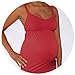 Cantaloop Pregnancy/Nursing Tank Top Red (Medium)
