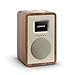 Produktbild NUMAN • Mini One • Nostalgie Radio • Retro Look • Design Digitalradio • Wireless Musik Streaming • 2,4" TFT-Farbdisplay • Bluetooth • DAB / DAB Plus / UKW-Tuner • Kopfhörer-Ausgang • Dual-Alarm • Sleep-Timer • AUX-Eingang • ultrakompakt • braun