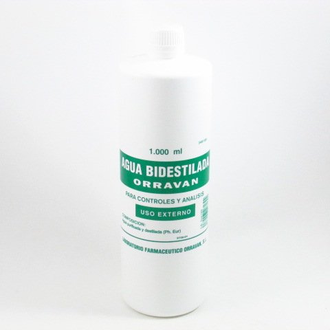 AGUA BIDESTILADA ORRAVAN 1 L