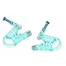 2Pcs Disposable Safety Asepsis Ear Piercing Gun Tool with 2 Stainless Steel Ear Studs
