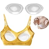 Wieysdoo Inserti in silicone per reggiseno push up, imbottiti, impermeabili, per reggiseno push-up, per costume da bagno biki