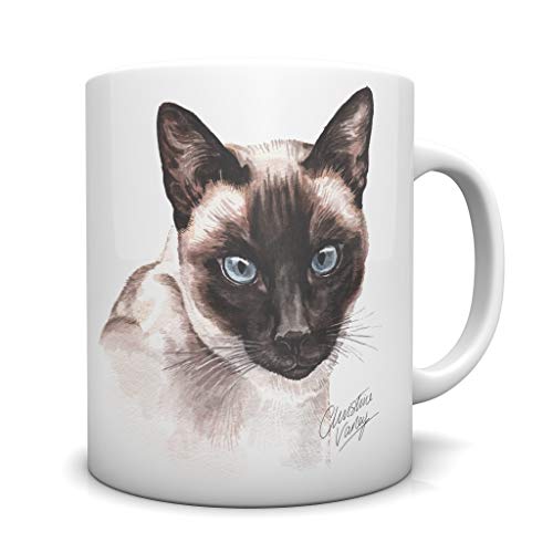 Siamese Cat Ceramic Mug (CMG-EC12)