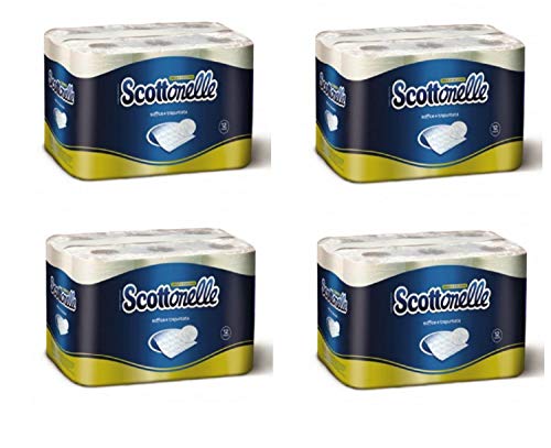 4 x SCOTTONELLE Carta Igienica 12 Rotoli
