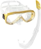 Máscara monocristal polivalente, diseño armonioso y equilibrado. El exclusivo sistema de ensamblaje del cerco extienden la visibilidad en todas direcciones. Volumen interno medio. Facial y tira en suave silicona transparente hipoalergénica