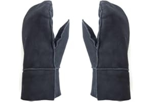 Sonia Originelli Fausthandschuhe aus Echtleder und Lammfell Schaffell warm und kuschelig