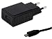 Produktbild TÜV geprüfte 1.5A Ladegerät. 2.2 m kabel, kompatibel mit Garmin Camper 770 LMT-D. Schwarze netzLadegerät - netzteil mit ladekabel - datenkabel. Reise Ladegerät - ladeadapter mit GS Prüfzeichen. USB kabel - aufladekabel mit 1 jahr garantie auf diesem adapter.