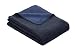 Produktbild Dublin Kuscheldecke, Baumwoll-Mischgewebe, Blau / Marine, 200 x 150 cm
