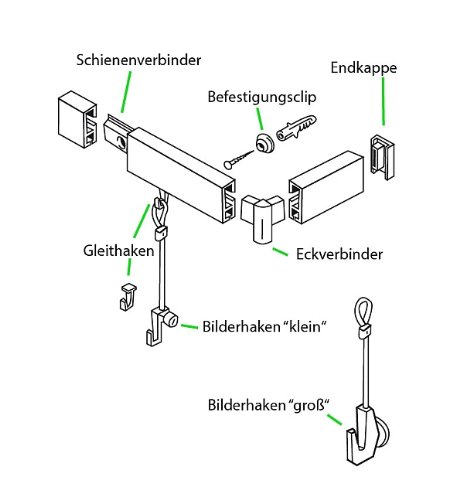10 Perlonseile 1 m Länge mit Schlaufe - 4