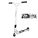 Price comparison product image Albott Stunt Scooter Pro Kick Trick Scooters for Kids Children Teens(White-black/Y shape)